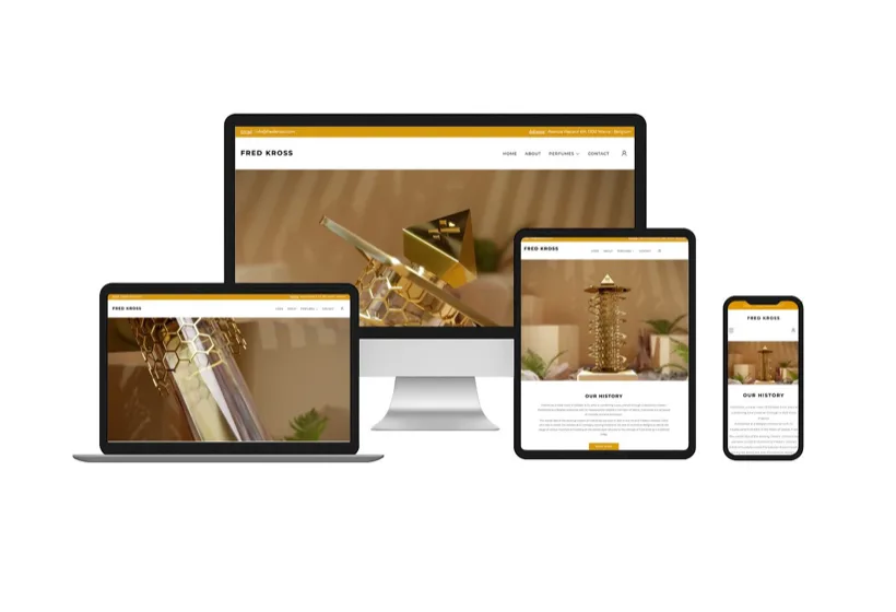 Site réalisé pour Fred Kross